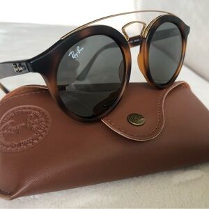 Ray-Ban GatsbyTortoise and Gold Sunglasses